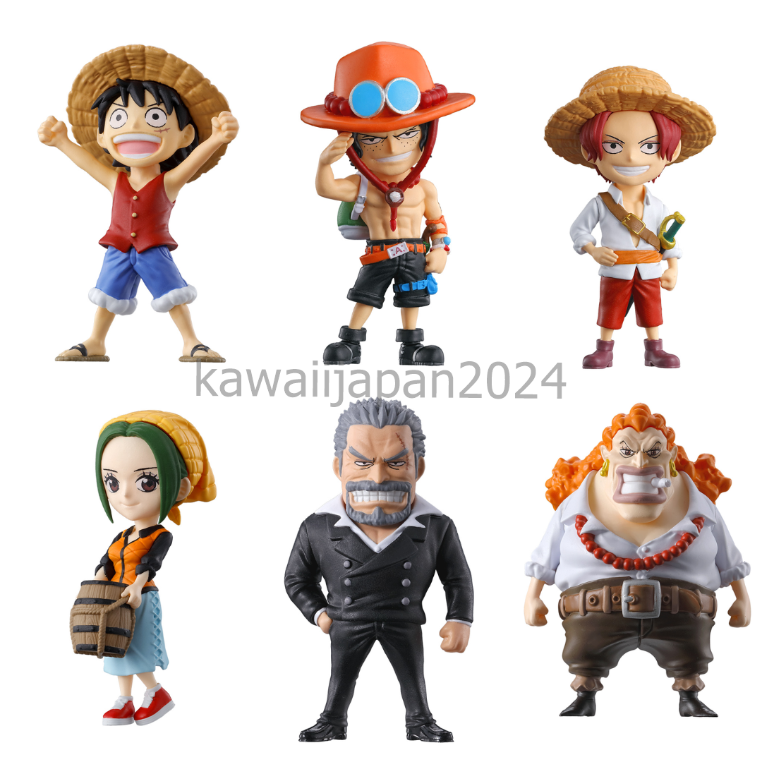 ワンピース hgcaie PSL One Piece Onepi no Mi Vol. 20 naval battle set 6PCS Gashapon