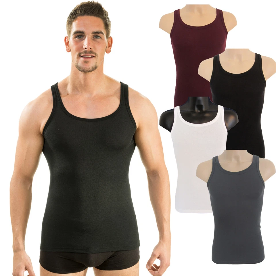 HERMKO Camisa Interior Hombre Ropa Interior Funcional Men Tank Top Camisa axilas Deporte 63000