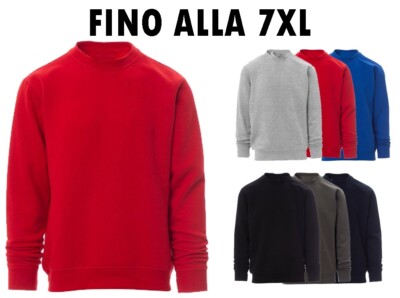 Übergrößen Herren Sweatshirt Strick Rundhals Big Size bis 7XL