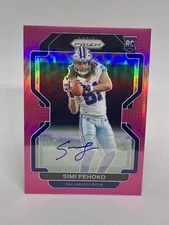 2021 Prizm Rookie Autograph Pink Simi Fehoko RC Auto 371