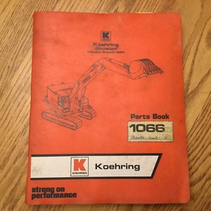 Koehring excavator parts manual pdf