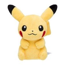 Pikachu Plush doll Japanese Pokemon Center Sitting Cuties Fit New