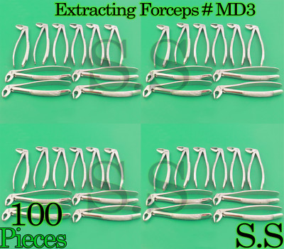 100 Extracting Forceps # MD3 Surgical Dental Instruments