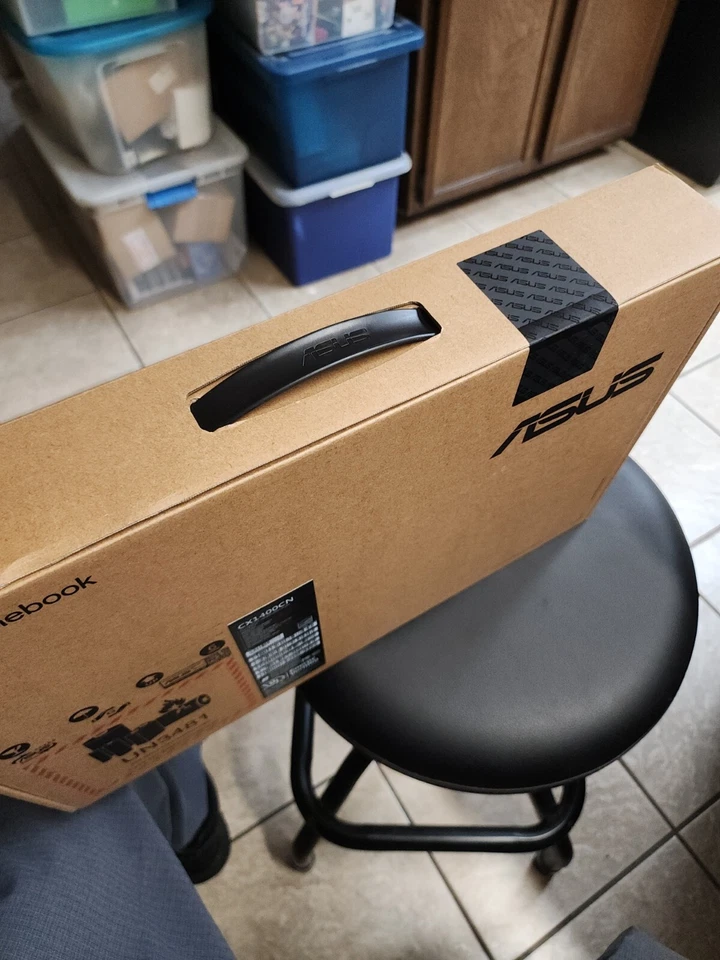 Asus Chromebook CX1 14" Celeron N3350 4GB 64GB eMMC Chrome OS CX1400CNA-DS44 - Image 4 of 4