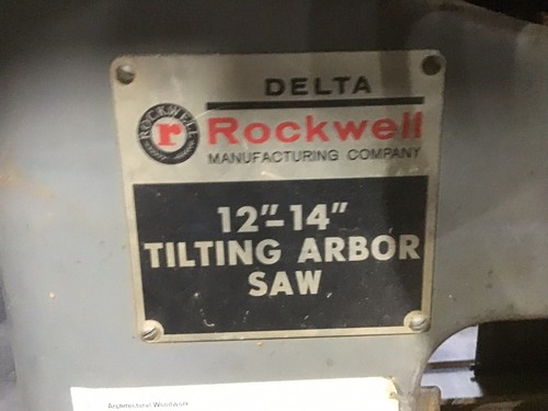 delta rockwell 12-14 Table Saw | eBay