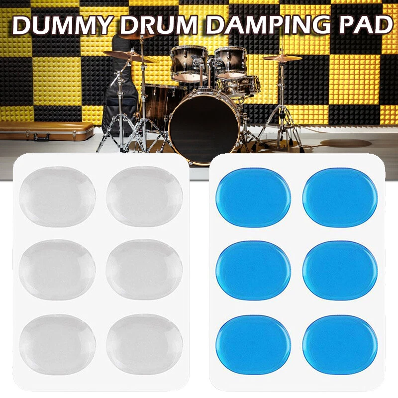 Snare Drum Mute Pad Drum Damper Gel Pads Drum Muffler Pads Cymbals Tone J b9 b9