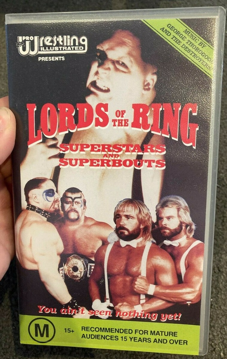 Lords Of The Ring - Superstars And Superbouts VHS VIDEO TAPE