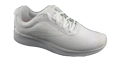 white memory foam shoes
