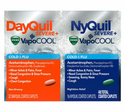 Vicks DayQuil NyQuil Severe Cold Flu Caplets - 48 Count