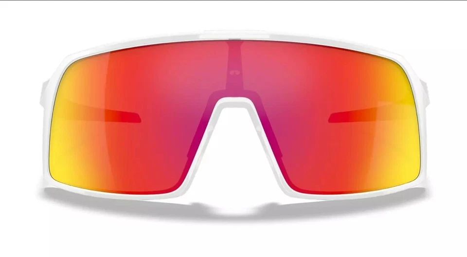 Oakley SUTRO Lite SWEEP VENTED SUNGLASSES WHITE PRIZM ROAD 009406-03 - Image 3 of 4