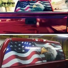 For Truck Jeep SUV Rear Window Graphic Tint Decal Sticker American Flag Eagle US