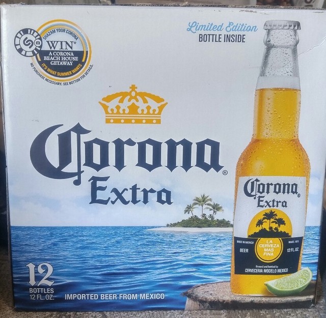 2018 Palm Tree Corona Beer Bottle Limited Edition Single Empty Special