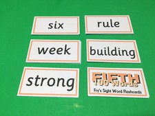 Fry  s Fifth Hundred Words -100 Cards- Sight Word Flash Cards Reading First Grade