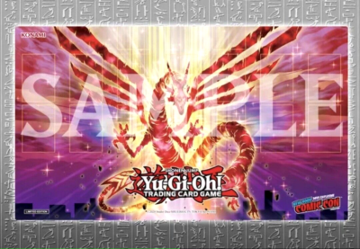YuGiOh Playmat Exclusive Crimson Dragon 2023 NYCC Exclusive IN