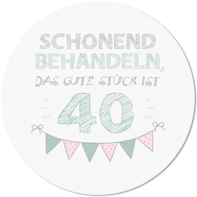 Schonend behandeln, das gute Stück ist 40 10501003827