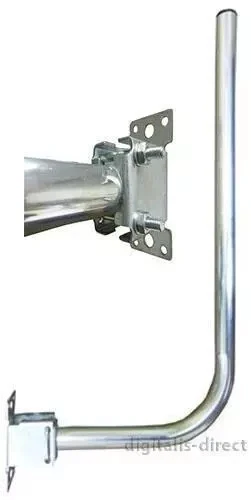Outdoor DAB Digital Radio Omni Antenna Aerial Complete Mounting Kit Pole + Ends - Picture 8 of 9