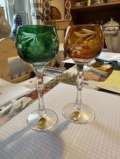 2 Alte Likörgläser Dresden Kristall