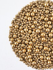 Cake Sprinkles Christmas Gold White Chocolate Wedding Birthday Luxury Topper