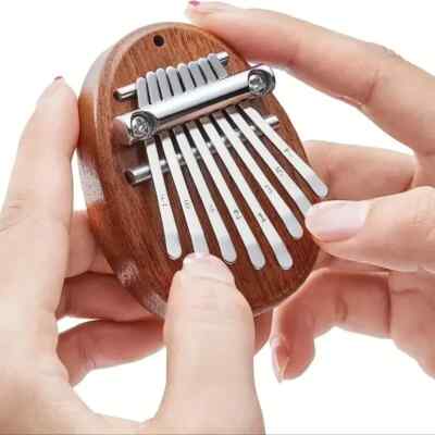 8-Tasten-Mini-Kalimba aus Holz, hochwertig, exquisit, Finger Daumen Klavier