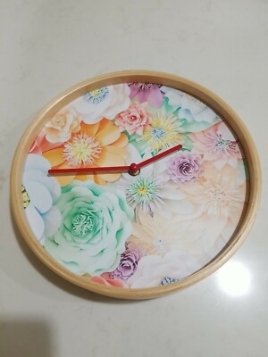 12 Inch Large Decorative Wall Clock Universal Silent Non Ticking Baited 9178-S