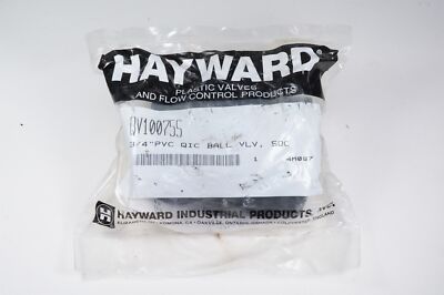 QV10075S Hayward QIC Ball Valve 3/4'' PVC Socket NOS