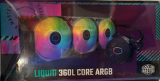 Cooler Master - MLWD36MA18PZR1 - MasterLiquid 360L Core ARGB AIO Cooling - Black