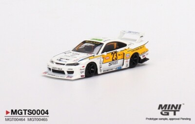 Mini GT 1/64 LB Racing Transporter Set-Mercedes-Benz Actros+Nissan
