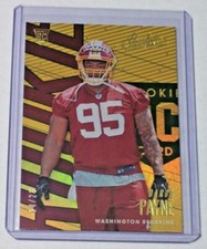 2018 Absolute Green Spectrum Rookie Parallel Daron Payne /25 Redskins Alabama RC