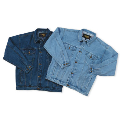 Men's Denim Premium Cotton Jacket - Loose Trucker Style