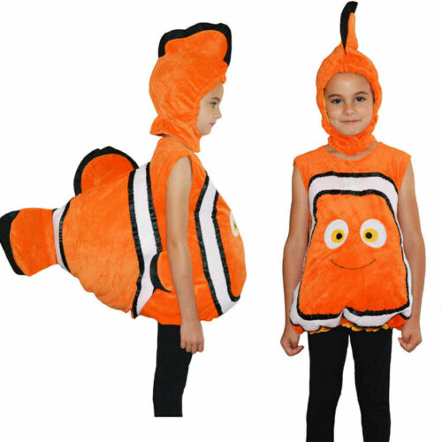 Kids Girl Boy Fish Animal Costume Clownfish Cute Cuddly Baby Toddler Fancy  Dress | eBay