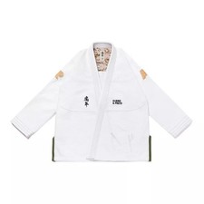 Albino & Preto BJJ Gi White Batch 110 Year of the Tiger Jiu Jitsu 450 *With Bag*