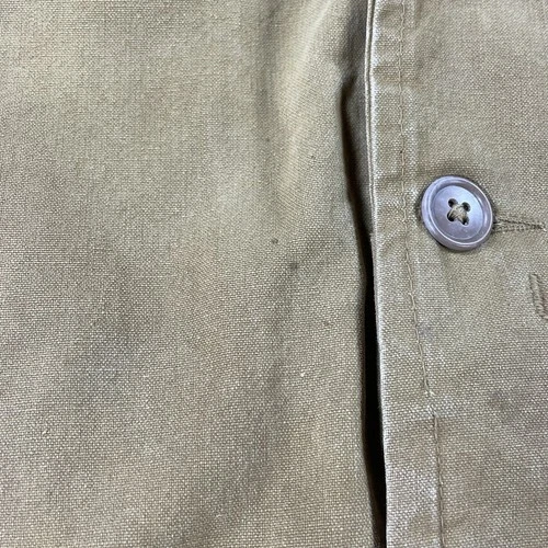 Vtg 60s Bullseye Bill Hunting Jacket Tan Duck Canvas - Mens L - like carhartt image 16