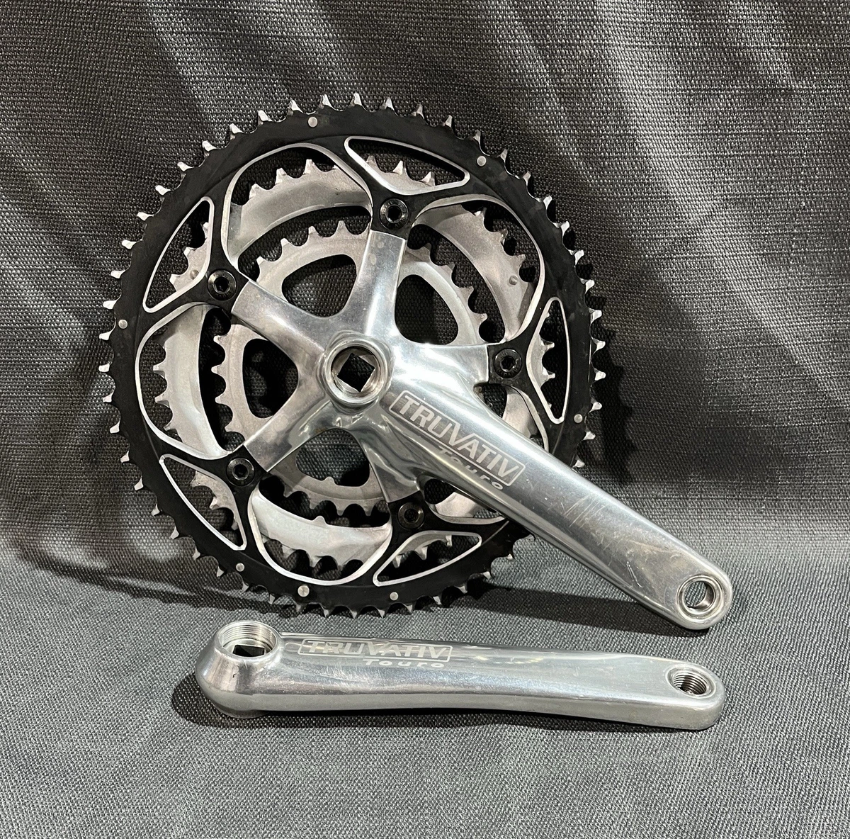 Bicycle Cranksets with Triple Chainrings 175 mm Crankarm for