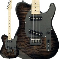 G&L Custom Shop ASAT Special Quilt Maple Top Ebony Burst Gloss Gebraucht