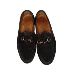 Gucci Loafers Suede Black Men's Size 6/US6.5