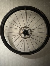 Mavic Aksium Elite Evo UST Disc Front Wheel 700c Shimano XT Rotor 28c Gatorskin
