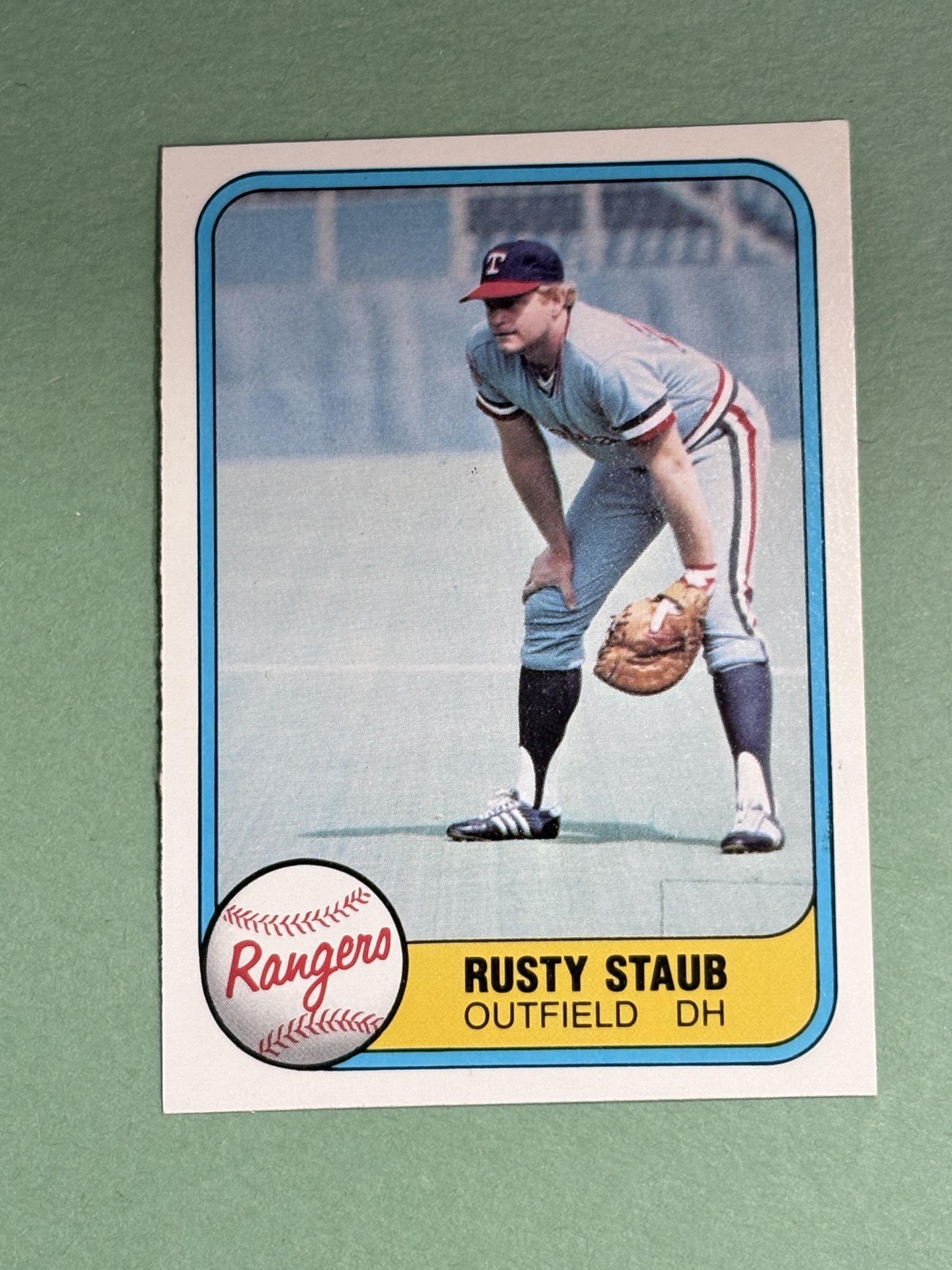 Rusty Staub 1981 Fleer Texas Rangers #629   *614*