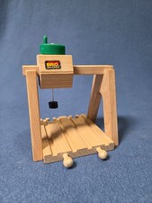 Brio Wooden Railway Train Overhead Crane 33386 Double Track