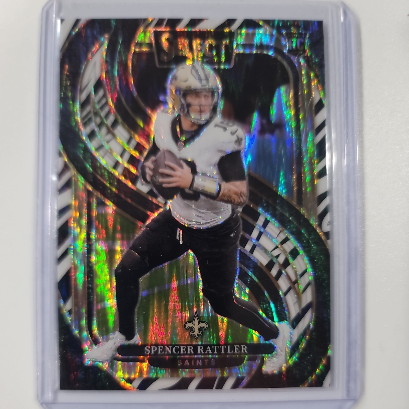 SPENCER RATTLER 2024 SELECT PREMIER LEVEL ROOKIE ZEBRA SHOCK SP RC Q2777