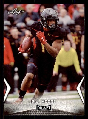 2018 Leaf Draft #14 D.J. Moore Maryland Terrapins