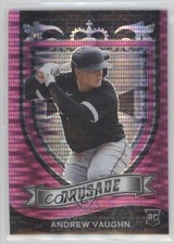 2021 Panini Chronicles Crusade Pink Pulsar Prizm Andrew Vaughn #15 0n3y