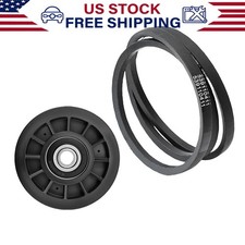New For Husqvarna Z246 Drive Idler Pulley And Hydro Belt Kit 539110411 539110311
