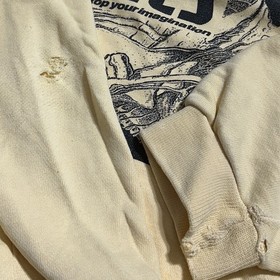 Vintage 80s Relics Japan Video Game PC-98 MSX Famicom Disk Promo Sweatshirt Rare