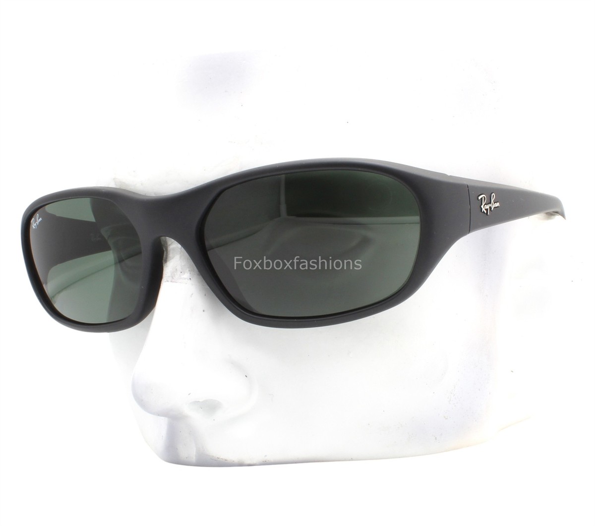 Ray-Ban Daddy-O RB 2016 W2578 Sunglasses Matte Rubber Black Green