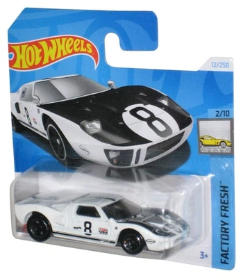 Hot Wheels Usine Frais 2/10 (2021) Blanc Ford GT40 Voiture Jouet 12/250 - - Photo 1/3