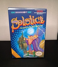 Solstice: The Quest for the Staff of Demons Nes BOX ONLY no game Excellent 