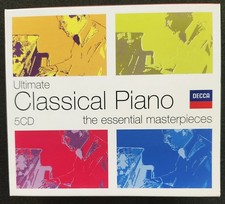 Ultimate Classical Piano -the essential masterpieces 5-CDS 2006 Decca LIKE NEW