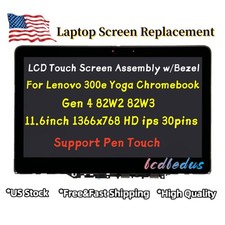 5D11C95908 for Lenovo 300e Yoga Chromebook Gen 4 82W2 82W3 HD LCD Touch Screen