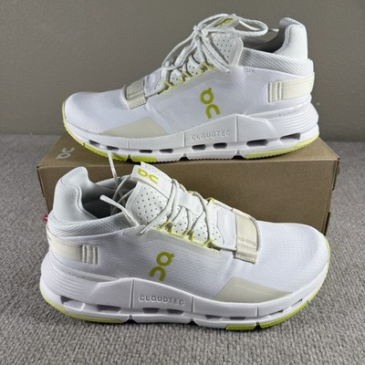 NEW In Box On Cloudnova 2 White Limelight  Men's Sneakers Size 8 Running Walking