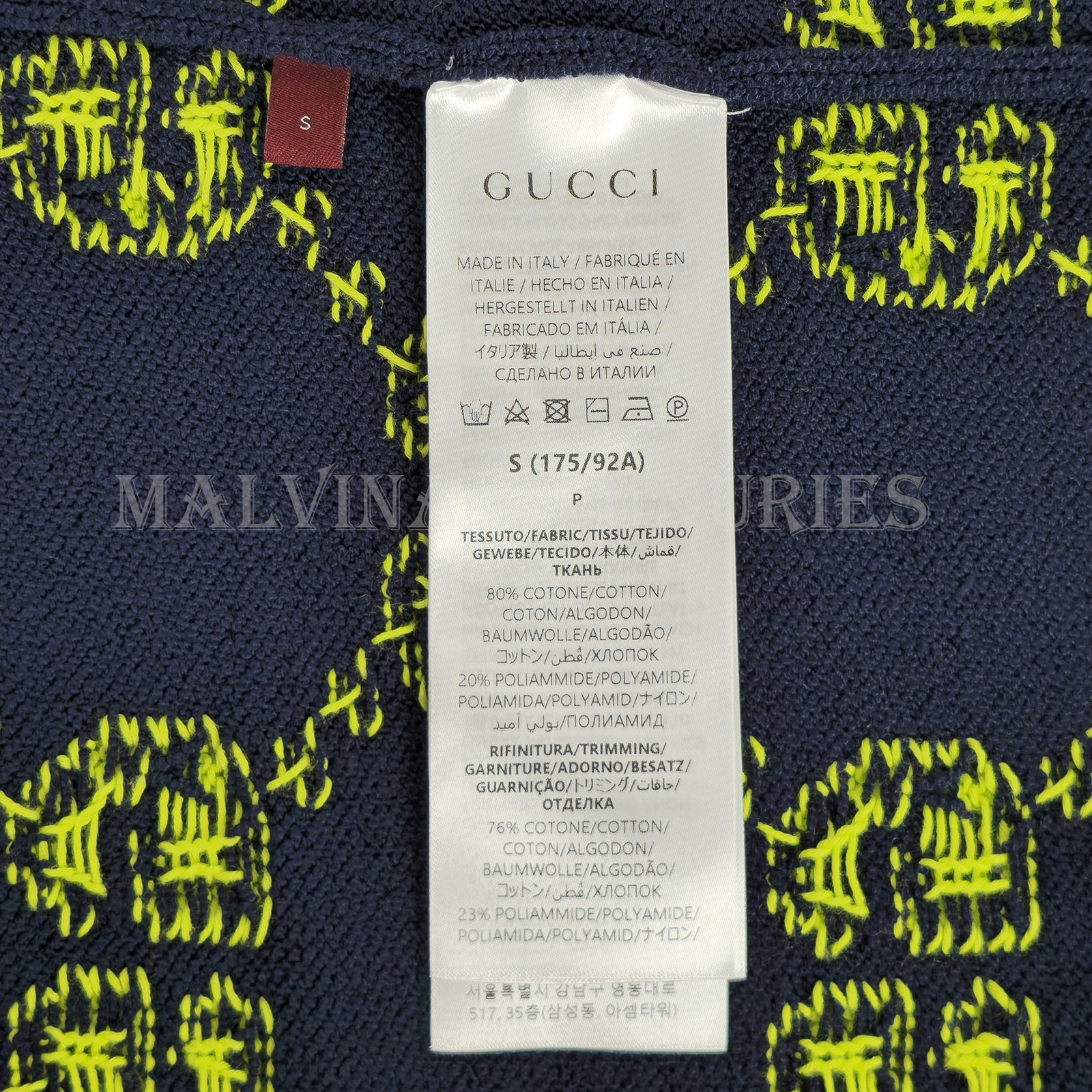 GUCCI SWEATER MENS GG COTTON JACQUARD CREWNECK KNIT TOP $1,500 sz XXL image 10